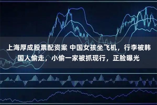 上海厚成股票配资案 中国女孩坐飞机，行李被韩国人偷走，小偷一家被抓现行，正脸曝光
